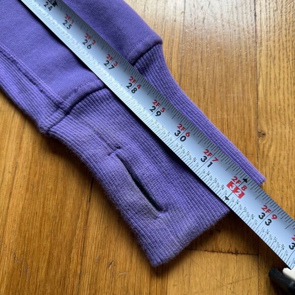 Lululemon Size 10 Purple Rocksteady Pigeon Scuba Hoodie Full-Zip Fleece Jacket - Picture 7 of 16